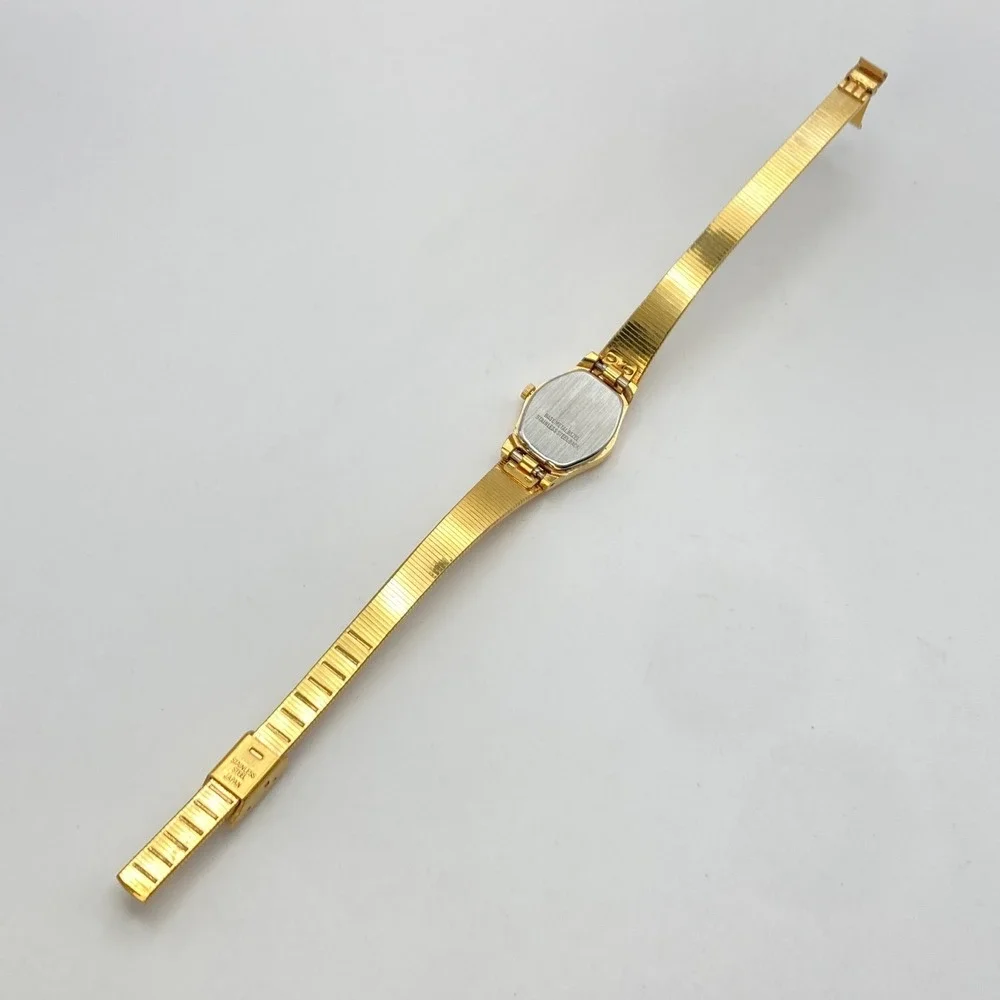 Vtg Dufonte Lucien Piccard Women's Watch 17mm Gold Tone Adjustable New Battery